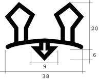 Uszczelka chłodnicza do lodówki JCR-011.jpg